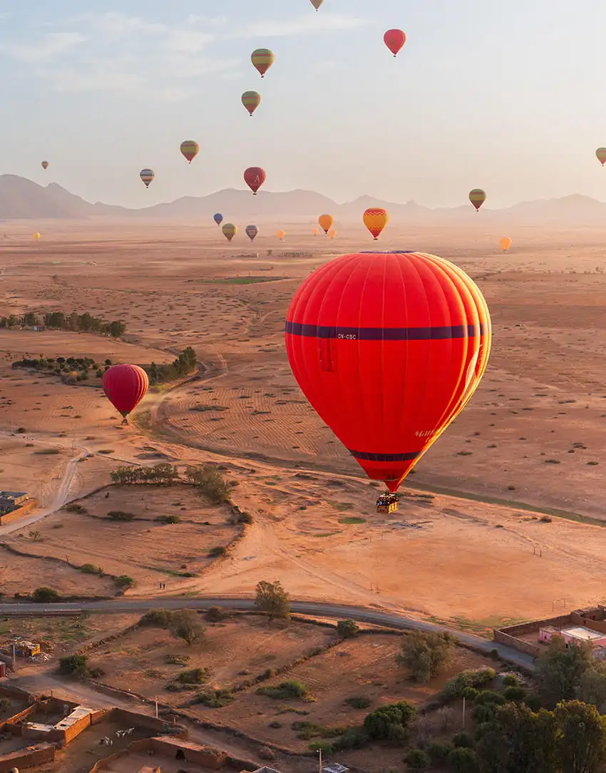 Marrakech hot air balloon ride
