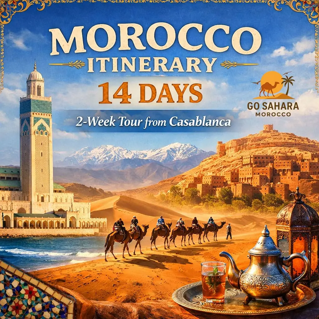 Morocco Itinerary 14 days from casablanca